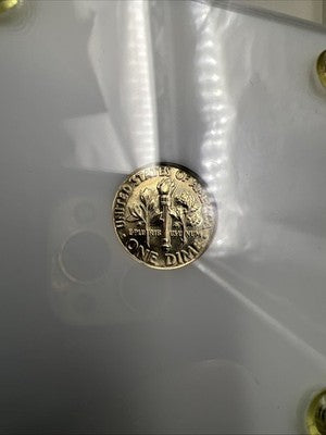 1996 W West Point Roosevelt Copper Nickel Dime Coin GEM BU in Capital Plastics