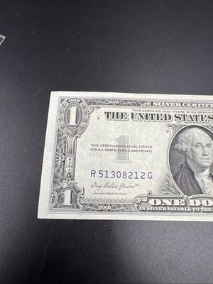 1935 E $1 One Dollar Silver Certificate UNC Uncirculated #212