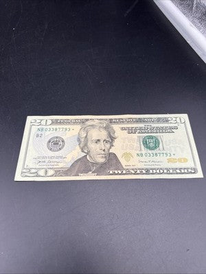 2017 Star * $20 FRN Federal Reserve Note VF Very Fine Circ #793