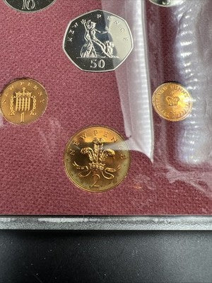 1979 Great Britain Northern Ireland Uncirculated Coin Set in Box