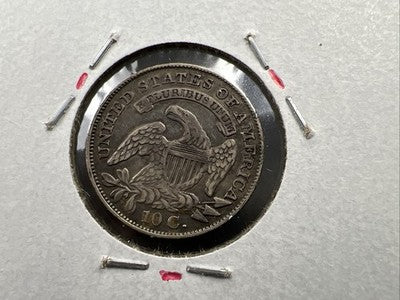 1832 10c Capped Bust Silver Dime Coin Choice VF Very Fine Circ