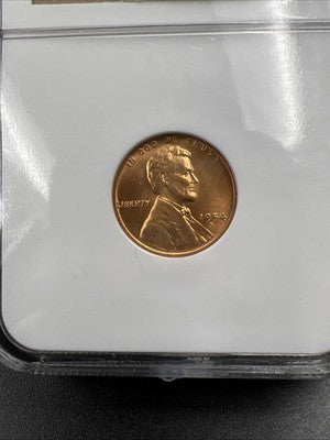 1954 S 1c Lincoln Wheat Cent Penny MS67 Red Gem BU UNC #578-011