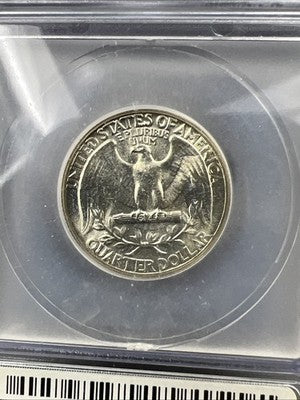 1948 P 25C Washington Quarter Silver Coin MS67 ICG #117 Some Toning