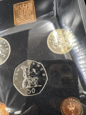 The Decimal Coinage Of Great Britain & Northern Ireland 1971 Coin Proof Set sk#C