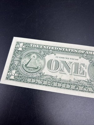 1999 * Star $1 One Dollar Bill FRN Federal Reserve Note CH UNC Neat Serial #36