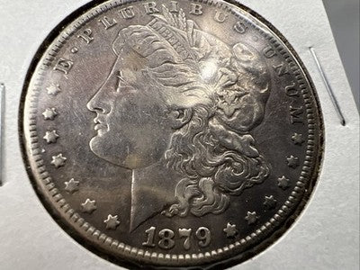 1879 P $1 Morgan Silver Dollar Coin VF Very Fine Circ SK#a