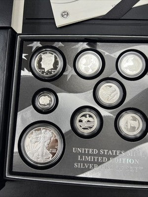 2018 Limited Edition US Silver Proof Set Complete w/ Box COA sku#B