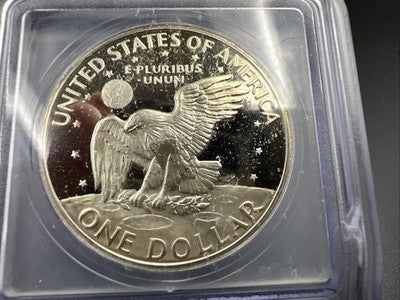 1972 S $1 Ike 40% Silver Dollar Coin ICG PR69 DCAM Gem Proof Certified #103
