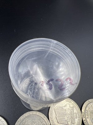 Lot of 20 $1 Casino Dollar Gaming Tokens Metal Circulated Conditions SKU#7522