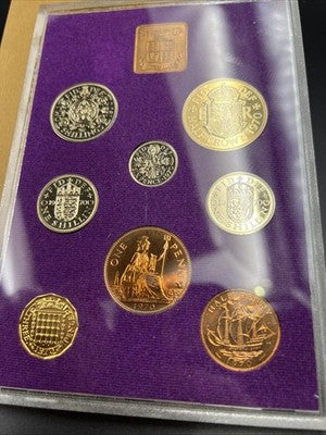 1970 Great Britain Northern Ireland Uncirculated Coin Set in Box