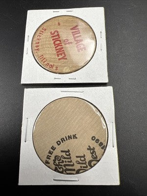 Wooden Nickel Collector's Lot Ormsby House Carson City & Bicentennial 1976