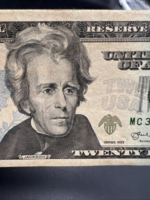 2013 $20 FRN Federal Reserve Note XF EF Extra Fine Circ Neat Serial # 32227333