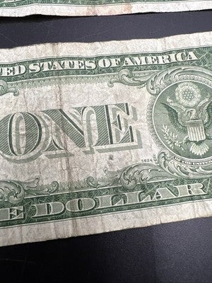 Wide and Narrow Variety 1935 D $1 Dollar Silver Certificate Set Very circ #57