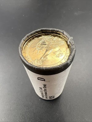 2012 D Grover Cleveland First Term Presidential Dollar US Mint BU Roll 25 Coins