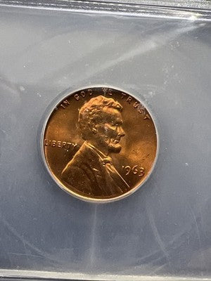 1963 p 1c Lincoln Memorial Cent ICG MS67 RD #221