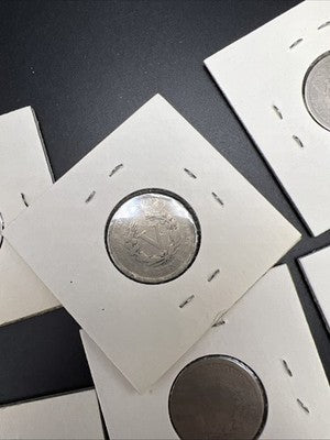 Lot of 10 Different Date V Liberty Nickel Coins Very Circ in 2x2 Cards SK#a