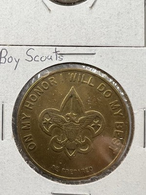 2 Medal Lot - Boy Scouts Pledge & Francisc Scott Key Medals Circulated