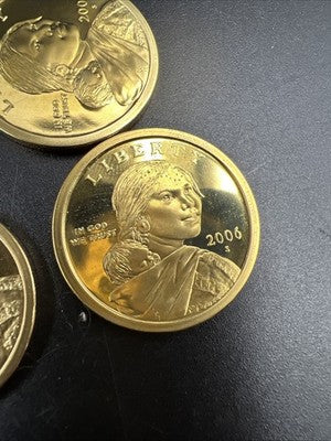 2006 S 25 Coin Proof Sacagawea Dollar Coin Roll