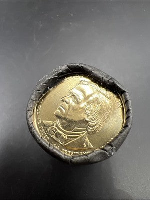 2011 D Andrew Johnson Presidential Dollar US Mint BU Roll 25 Coins