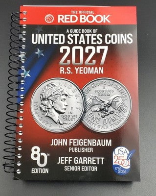 2027 The Official Red Book A Guide Book of United States Coins 80th Edition Soft