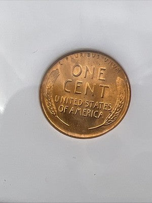 1958 D 1c Lincoln Wheat Cent Penny MS66 RD #022 Gem BU
