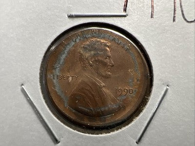 Large Broadstruck Error 1990 P 1c Lincoln Memorial Cent CH AU