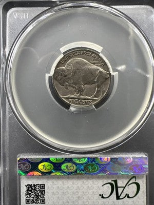 1936 P 5c Buffalo Nickel Coin CAC VF35 Choice Very Fine Circulated Certified