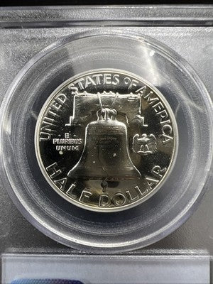 1955 50c Franklin 90% Silver Half Dollar Coin PCGS PR67 #820