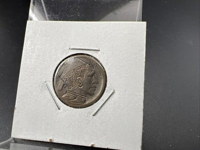 Hobo Buffalo Nickel Coin Modern Carving SKU#I