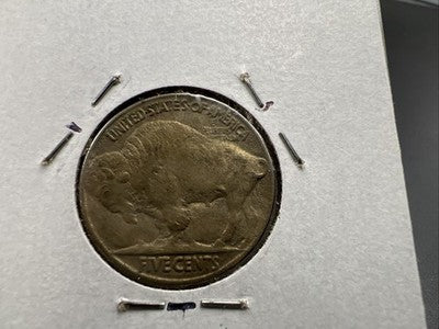 1913 P Type 1 5c Buffalo Five Cents Nickel Coin XF Extra Fine Toned