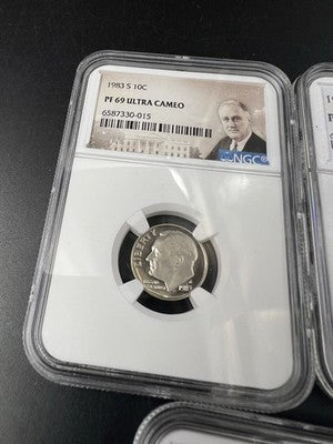 1983 S Complete 5 Coin Clad Proof Set NGC Graded PF69 UCAM