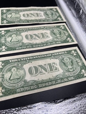 Lot of 6 1935 $1 One Dollar US Silver Certificates VF Very Fine #581