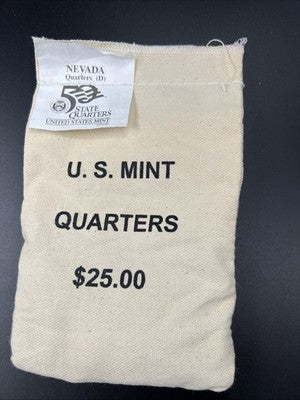 U.S. Mint Bag of 100 2006 D Nevada State Statehood Quarters BU UNC
