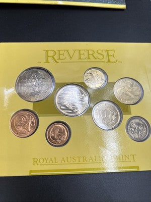 1988 Australian Mint Coin Set used packaging