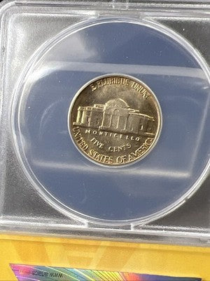 1942 5c Jefferson 5c Nickel Coin DDO Double Die Obverse FS-102 ANACS MS65 Gem BU