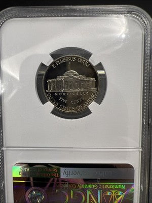 1999 S 5c Jefferson Proof Nickel Coin Gem Proof NGC Certified #53