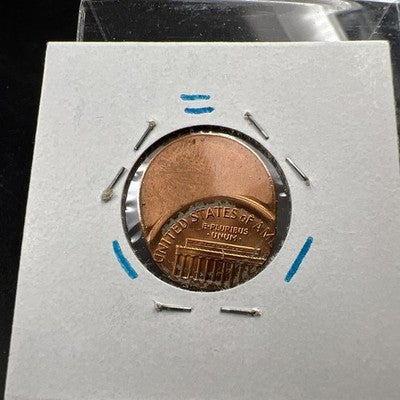1988 1c Lincoln Memorial Cent Penny 70% Off Center UNC SKU#AR