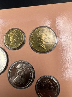 1994 Australian Uncirculated Set 8 Coin Set in Privately made Display Folder