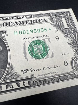2017 * $1 Star FRN Federal Reserve Note Choice UNC #5056
