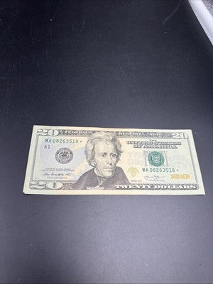 2013 Star * $20 FRN Federal Reserve Note XF EF Extra Fine Circ #518