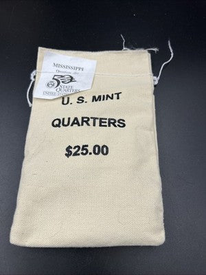 U.S. Mint Bag of 100 2002 D Mississippi State Statehood Quarters BU UNC