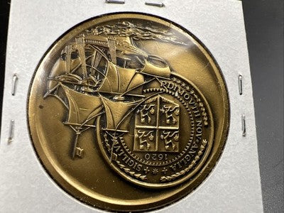 1620 - 1976  Plymouth Massachusetts United States of America Medal Coin