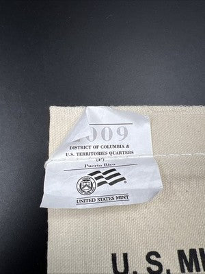 U.S. Mint Bag of 100 2009 P Puerto Rico Territories Quarter Coins BU UNC