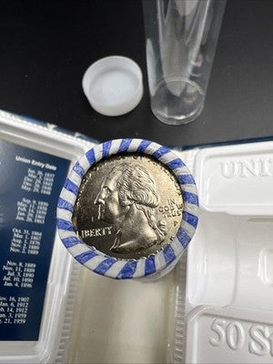 US Mint Certified 2000 P New Hampshire State Statehood Quarter Roll BU UNC