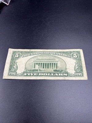 1950 B $5 FRN Federal Reserve Note VG Very Good Circ Five Dollar Bill #680