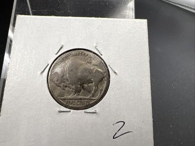 Hobo Buffalo Nickel Coin Modern Carving SKU#Z