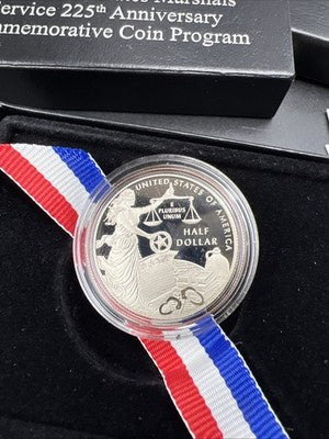 2015 S US Marshalls Service Commemorative Copper Nickel Half Dollar Coin