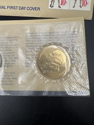1975 American US Bicentennial Bronze Medal UNC FDOI First Day Cover Pack