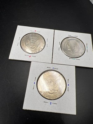 Kennedy Half Dollar Collector's Lot 1995 Die cracks 1971 D Weak Strike & Colored