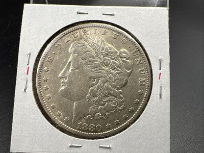 1880 O Micro o $1 Morgan Silver Dollar Coin XF Details